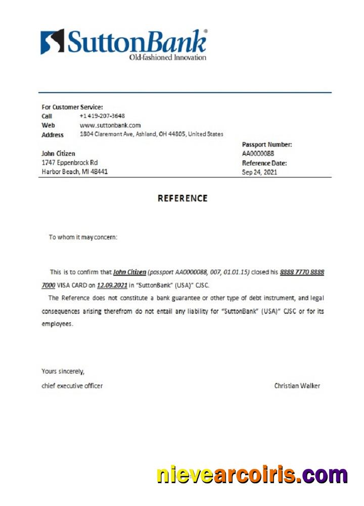 USA Sutton closure reference